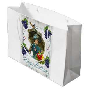 Grattis på födelsedagen Gift Bag Victorian
