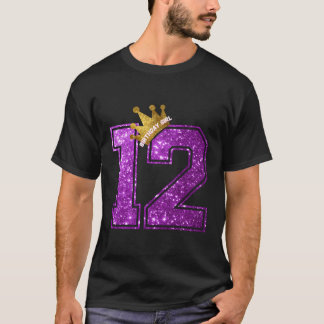 Grattis på födelsedagen Gift Girls 12:e födelsedag T Shirt