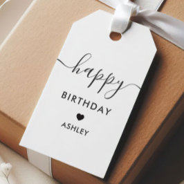 Grattis på födelsedagen Gift Märkre, Birthday Märk Presentetikett