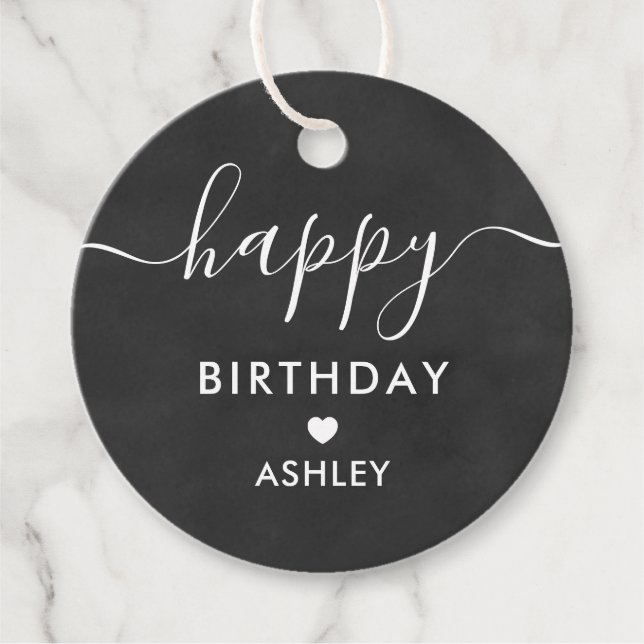 Grattis på födelsedagen Gift Märkre, Märkrn Birthd Gåvor Etiketter (Framsida)