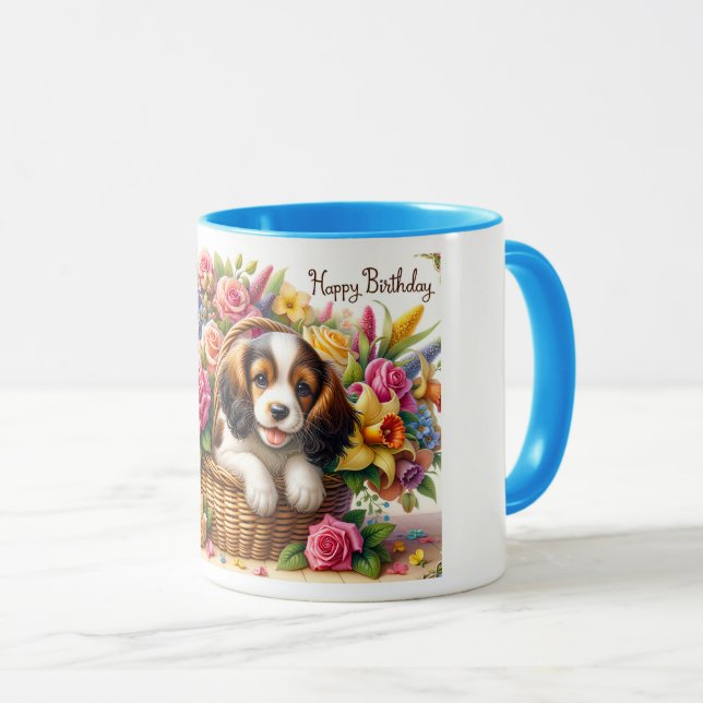 Grattis på födelsedagen Gift Mugg (Framsida höger)