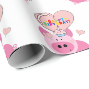 Grattis på födelsedagen Gift som skrotar Papprar Presentpapper