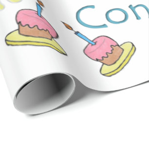 Grattis på födelsedagen Gift Wrapping Papper Debbi Presentpapper