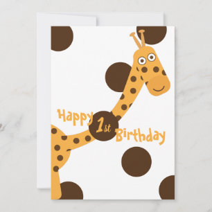 Grattis på födelsedagen Giraffe