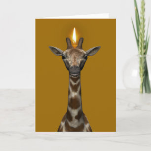 Grattis på födelsedagen Giraffe Kort