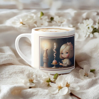 Grattis på födelsedagen Girl 01 Espressomugg