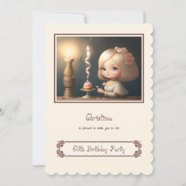 Grattis på födelsedagen Girl 01 Spara Datumet