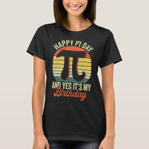 Grattis på födelsedagen Girl Boy Math Geek Pi Day  T Shirt