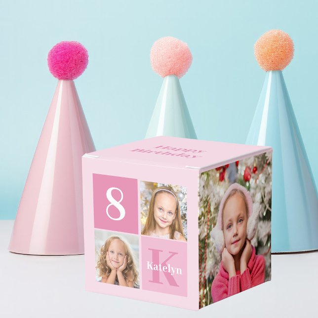 Grattis på födelsedagen Girl Cute Anpassningsbar P Presentaskar (Skapare uppladdad)