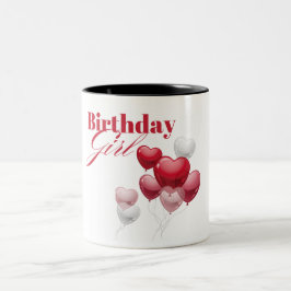 Grattis på födelsedagen Girl Mugg design
