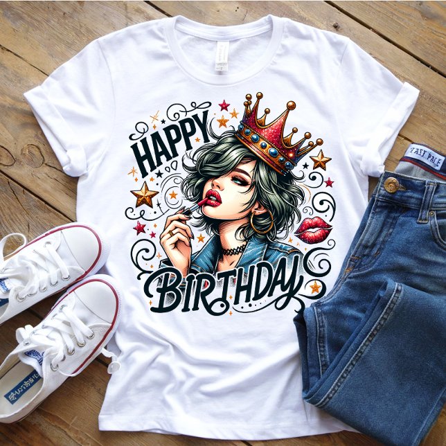 Grattis på födelsedagen girl T-Shirt (Skapare uppladdad)