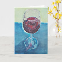 Grattis på födelsedagen Glas Vin, Elegant Firande