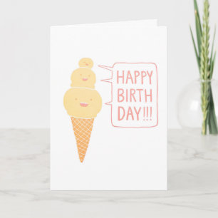 Grattis på födelsedagen Glass Letterpress-kort Kort