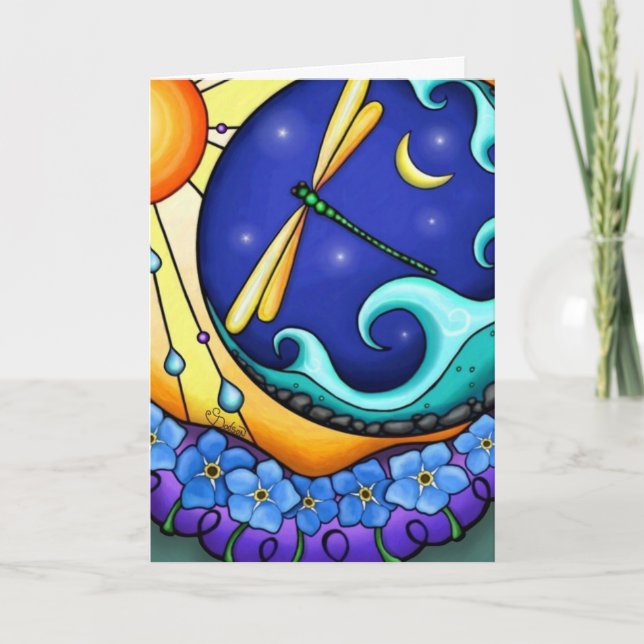 Grattis på födelsedagen - glöm mig inte kort (Framsida)