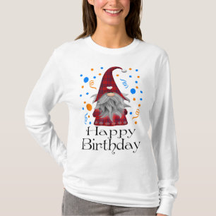 Grattis på födelsedagen Gnome Play Cute Party-gåvo T Shirt
