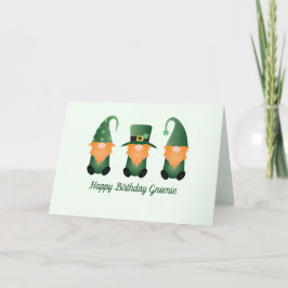 Grattis på födelsedagen Gnomie Kort