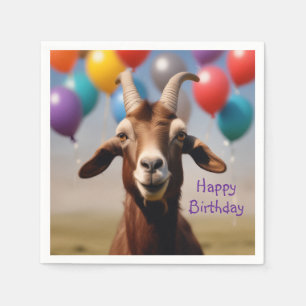 Grattis på födelsedagen Goat Pappersservett