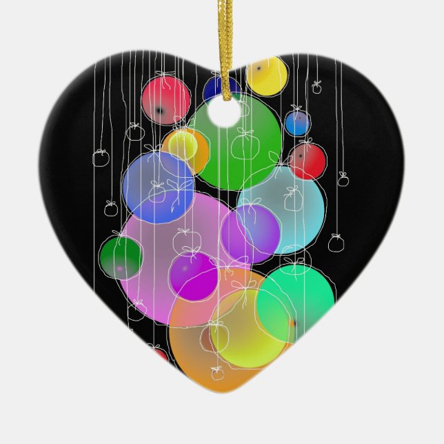 Grattis på födelsedagen & god jul… julgransprydnad keramik (Framsidan)