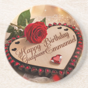 Grattis på födelsedagen Godspower Emmanuel Card Underlägg