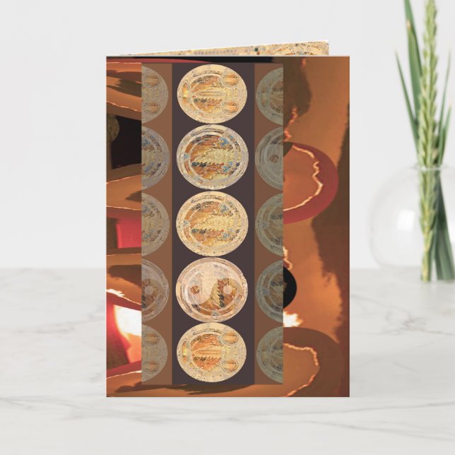 Grattis på födelsedagen - Golden Flame Mynt 2010 Kort (Framsida)