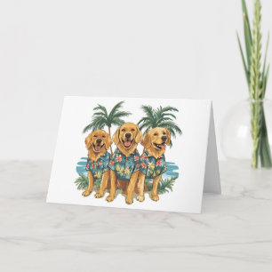 Grattis på födelsedagen Golden Retriever Hundar Ha Kort