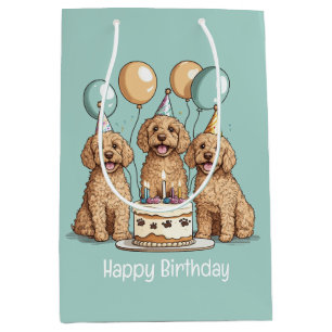 Grattis på födelsedagen Goldendoodle Hundar
