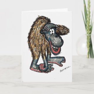 Grattis på födelsedagen Gorilla Kort