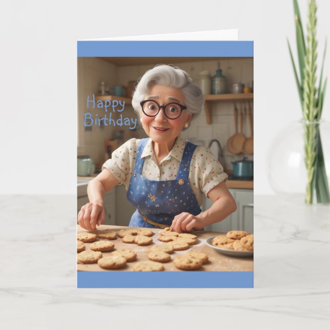 Grattis på födelsedagen Gramma Kort (Framsida)