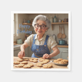 Grattis på födelsedagen Gramma Pappersservett