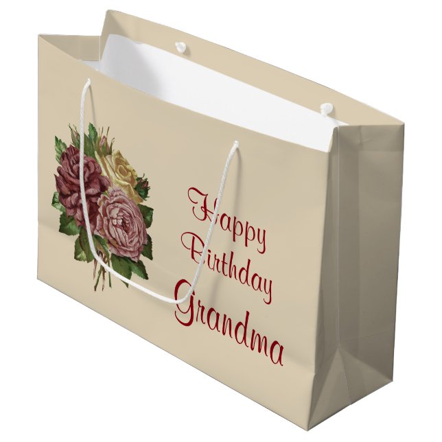 Grattis på födelsedagen Grandma (Framsidan Vinklad)