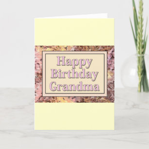 Grattis på födelsedagen Grandma Kort