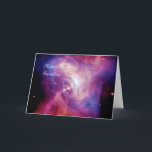 Grattis på födelsedagen Grandson - Crab Pulsar Tim Kort<br><div class="desc">Galaxies, Stars och Nebulae-seriens observationer i Många under flera månader med NASA:s Chandra X-ray Observatory och Hubble Space Telescope fångade upp det material och den antimateria som drevs fram för att nära ljushastigheten med Crab pulsar, en snabbt roterande neutronstjärna på Manhattans storlek. Bildkod: crbplsr Image kredit: NASA's Chandra X-ray Observatory...</div>