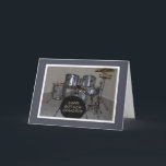 grattis på födelsedagen Grandson Drums Kort<br><div class="desc">Här är ett perfekt födelsedagskort för en barnson som gillar musik.</div>