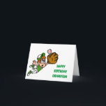 GRATTIS PÅ FÖDELSEDAGEN ****GRANDSON**** KORT<br><div class="desc">TACKEN STOPPAS AV ETT AV MINA ÅTTA LAGER!</div>