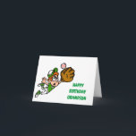 GRATTIS PÅ FÖDELSEDAGEN ****GRANDSON**** KORT<br><div class="desc">TACKEN STOPPAS AV ETT AV MINA ÅTTA LAGER!</div>