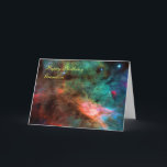Grattis på födelsedagen Grandson - Svan Nebula Cen Kort<br><div class="desc">Galaxies-, Stars- och Nebulae-serien Centrum för Nebula i Svan, eller M17, är en grogrund av nyfödda stjärnor som är inslagna i färgfulla täckfiltar av glödande gas och som är försedd med ett enormt vätemoln av kall, mörk. Detta bedövande bild togs av den nyligen installerade Advanced Camera for Surveys (ACS) ombord...</div>
