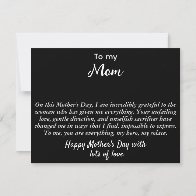 Grattis på födelsedagen/Grattis på mors dag Mamma  (Framsida)