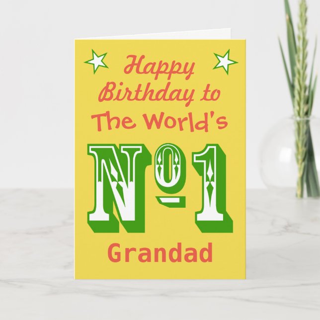 Grattis på födelsedagen - Grattiskort att anpassa Kort (Framsida)