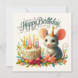 Grattis på födelsedagen-gratulationskort inbjudningar