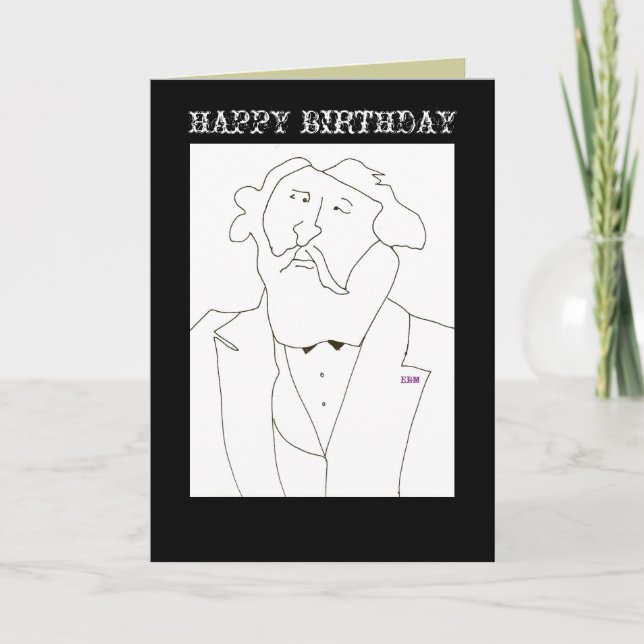 GRATTIS PÅ FÖDELSEDAGEN - GREETKORT KORT (Framsida)
