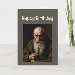 Grattis på födelsedagen Grumpy Old Man Kort