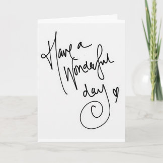 GRATTIS PÅ FÖDELSEDAGEN/HA EN ONDERFULLDAGS KORT