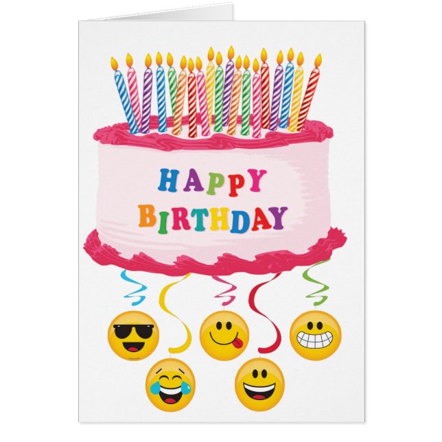 Grattis på födelsedagen hälsningskort (Framsidan)