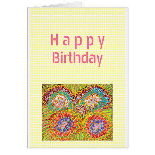 Grattis på födelsedagen hälsningskort