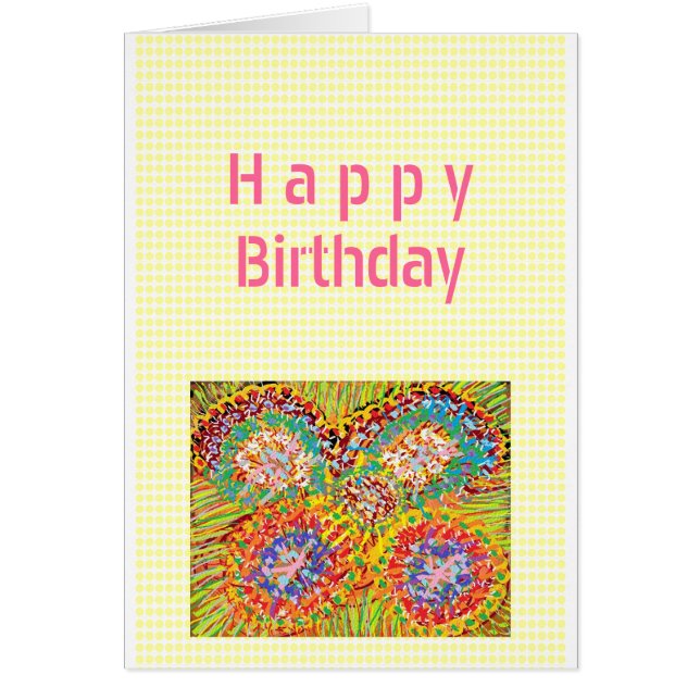 Grattis på födelsedagen hälsningskort (Framsidan)