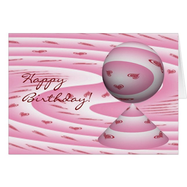 Grattis på födelsedagen! hälsningskort (Framsidan Horizontal)