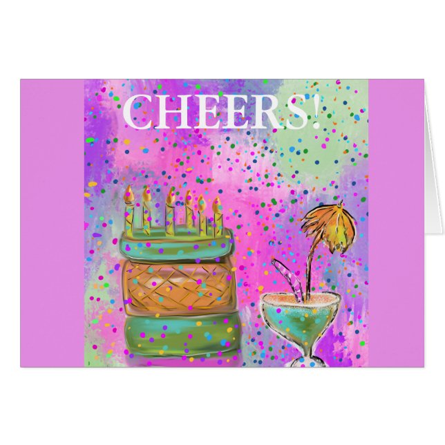 GRATTIS PÅ FÖDELSEDAGEN HÄLSNINGSKORT (Framsidan Horizontal)