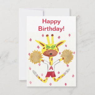 Grattis på födelsedagen! Hälsningskort. Tack Kort