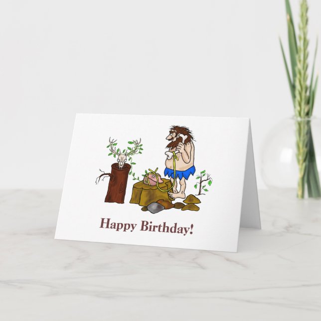 Grattis på födelsedagen Ham Radio Grottman Card Kort (Framsida)