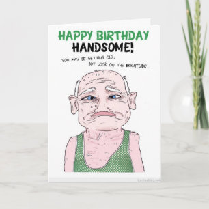 Grattis på födelsedagen Handsome! Kort
